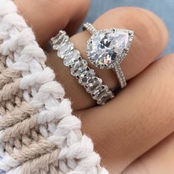 Jess Michelle Co. Jewelry - Jess Michelle Co Sterling Silver Eternity Band